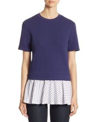 Carven Babydoll Layered Top