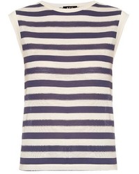 A.P.C. Milie Striped Cotton Jersey Top