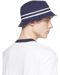 Polo Ralph Lauren Navy Cotton Plaid Bucket Hat