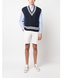 Sporty & Rich Cable Knit Sweater Vest