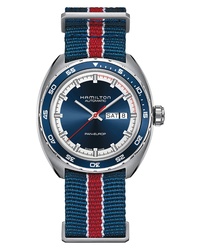 Hamilton American Classic Pan Europ Automatic Leather Watch 42mm