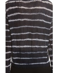 Helmut Lang E Grunge Stripe Cashmere Sweater