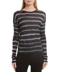 Helmut Lang E Grunge Stripe Cashmere Sweater