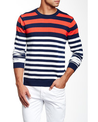 Barque Contrast Striped Sweater