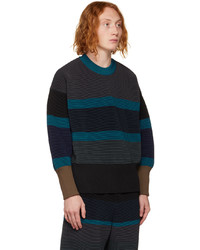 CFCL Black Blue Stratum Sweater