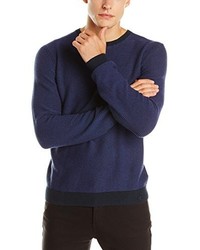 Calvin Klein Cotton Modal End On End Stripe Crew Neck Sweater