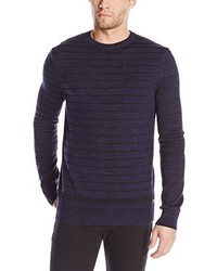 Calvin Klein Jeans 7 Gg Denim Yarn Stripe Sweater