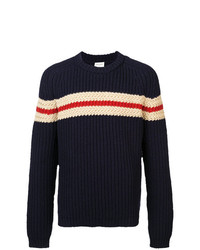 Saint Laurent Chunky Knit Striped Sweater