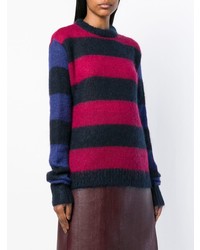 Rokh Elongated Sleeves Striped Jumper