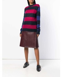 Rokh Elongated Sleeves Striped Jumper