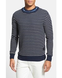 Barbour Legion Stripe Contemporary Fit Crewneck Sweater