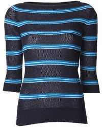 Lucien Pellat-Finet Lucien Pellat Finet Striped Cashmere Sweater