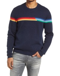 Marine Layer Ml X Lf Breck Stripe Organic Cotton Blend Crewneck Sweater