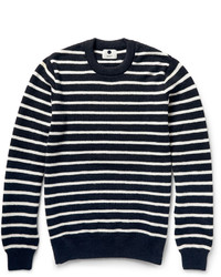 Nn07 Mike Striped Wool Sweater