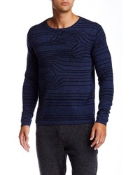 Quinn Richards Stripe Intarsia Cashmere Sweater
