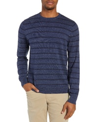 Nordstrom Men's Shop Regular Fit Stripe Cotton Cashmere Sweater