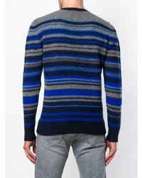 Drumohr Striped Fitted Sweater
