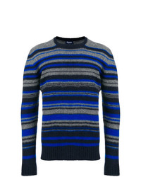 Drumohr Striped Fitted Sweater