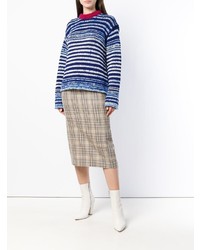 Calvin Klein 205W39nyc Striped Knit Sweater