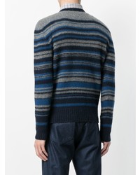 Drumohr Striped Long Sleeved Sweater