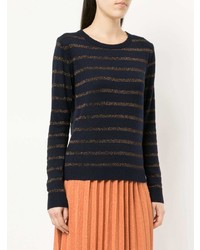 Loveless Striped Lurex Sweater
