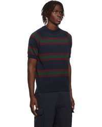 Noah Striped Short Sleeve Sweater
