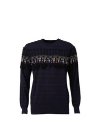 Sacai Striped Tassel Jumper