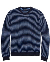 Brooks Brothers Supima Cotton Stripe Crewneck Sweater