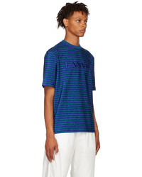 Lanvin Blue Viscose T Shirt