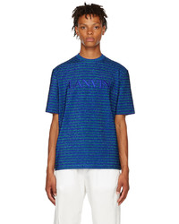 Lanvin Blue Viscose T Shirt