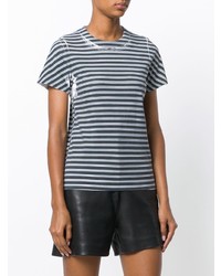 T by Alexander Wang Destroyed Stripe T Shirt
