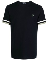 Fred Perry Embroidered Logo Short Sleeved T Shirt