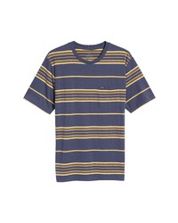 Brixton Hilt Stripe Pocket T Shirt