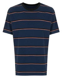 OSKLEN Horizontal Stripe Cotton T Shirt