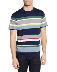 Ted Baker London Mixed Stripe T Shirt