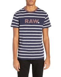 G-Star RAW Mow Stripe Logo T Shirt