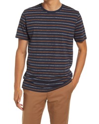 Selected Homme Rayan Stripe Organic Cotton T Shirt