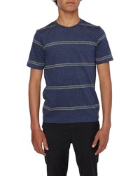 O'Neill Smasher Stripe T Shirt In Navy At Nordstrom