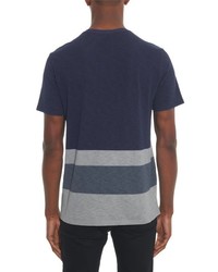 Vince Striped Cotton Jersey T Shirt
