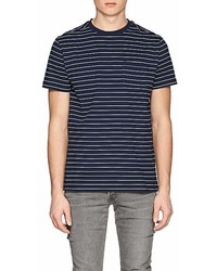 Barneys New York Striped Cotton Jersey T Shirt