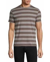 Isaia Striped Cotton T Shirt