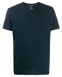 Majestic Filatures Striped Crew Neck T Shirt