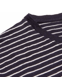 Sandro Striped Linen T Shirt