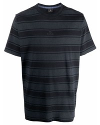 PS Paul Smith Striped Logo Print T Shirt