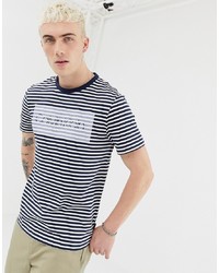 Calvin Klein Striped Logo T Shirt