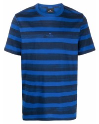 PS Paul Smith Striped Organic Cotton T Shirt