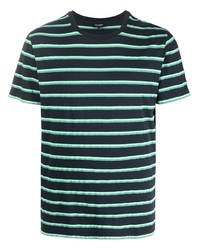 Ron Dorff Striped Organic Cotton T Shirt
