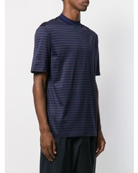 Lanvin Striped Short Sleeve T Shirt
