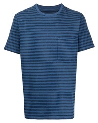 Universal Works Striped Short Sleeve T Shirt