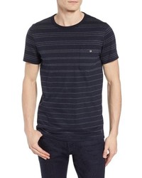 French Connection Summer Graded Stripe Pocket T Shirt